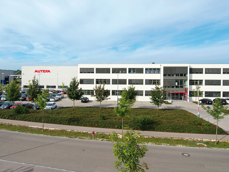 Exterior view of the company location in Germany